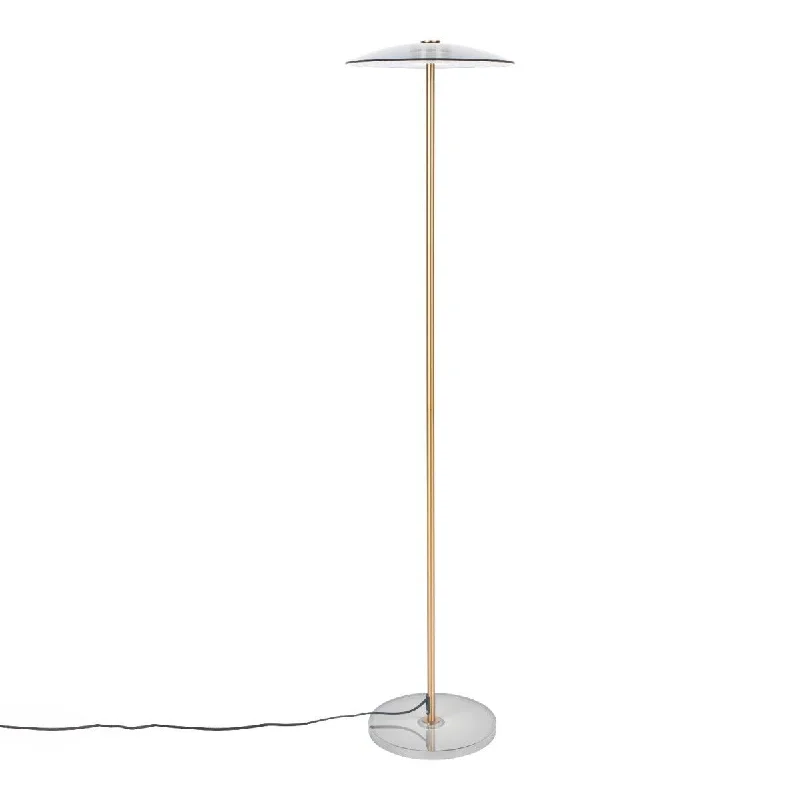 Industrial Style Floor Lamp with Exposed Bulbs for Loft ApartmentsFLOAT glass floor lamp