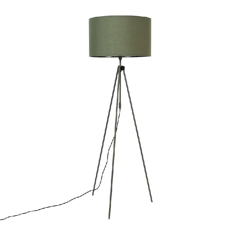 Wood Floor Lamp with Natural Grain for a Warm and Organic FeelLESLEY floor lamp green