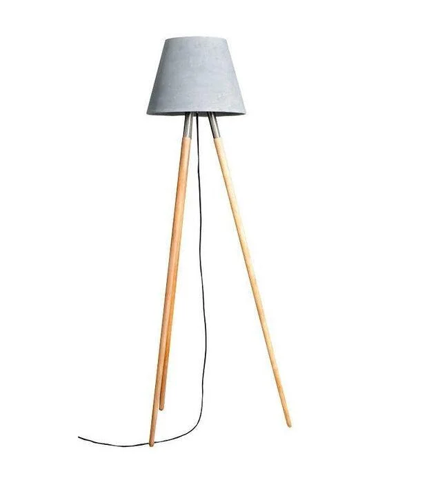 Bohemian Inspired Floor Lamp for Eclectic Home DecorKOPA FLOOR concrete floor lamp