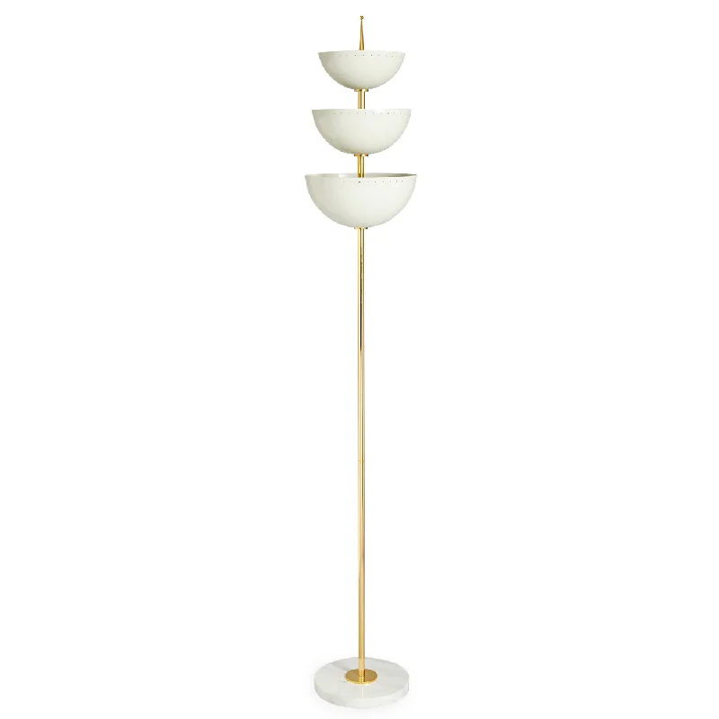 Smart Floor Lamp with Voice Control and Bluetooth ConnectivityLisbon Torchiere