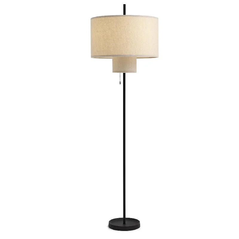 Industrial Style Floor Lamp with Exposed Bulbs for Loft ApartmentsMargin Floor Lamp