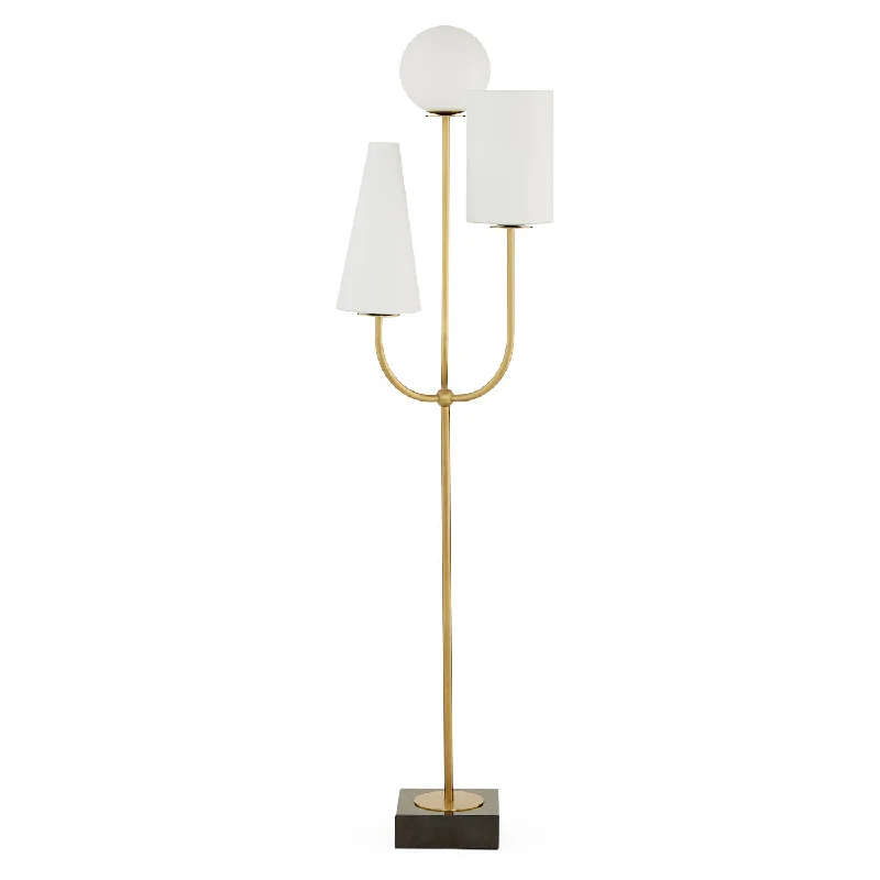 Fabric Floor Lamp with a Linen Shade for a Relaxed AestheticParadiso Floor Lamp