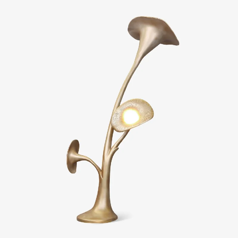 Marble Base Floor Lamp for a Touch of LuxuryPetunia Sculpture Floor Lamp