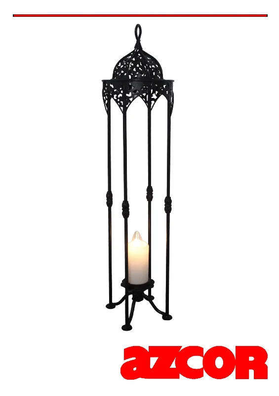 Industrial Style Floor Lamp with Exposed Bulbs for Loft ApartmentsRajah Lantern