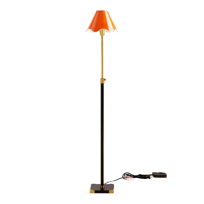 Industrial Style Floor Lamp with Exposed Bulbs for Loft ApartmentsRipple Articulating Floor Lamp