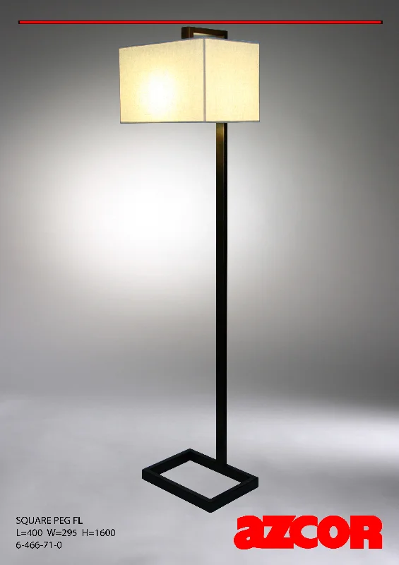 Marble Base Floor Lamp for a Touch of LuxurySquare Peg Floor Lamp