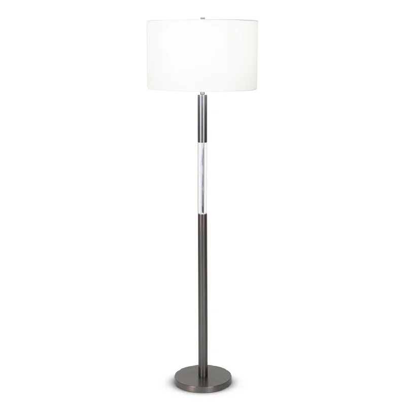 Wood Floor Lamp with Natural Grain for a Warm and Organic FeelTRENT FLOOR LAMP