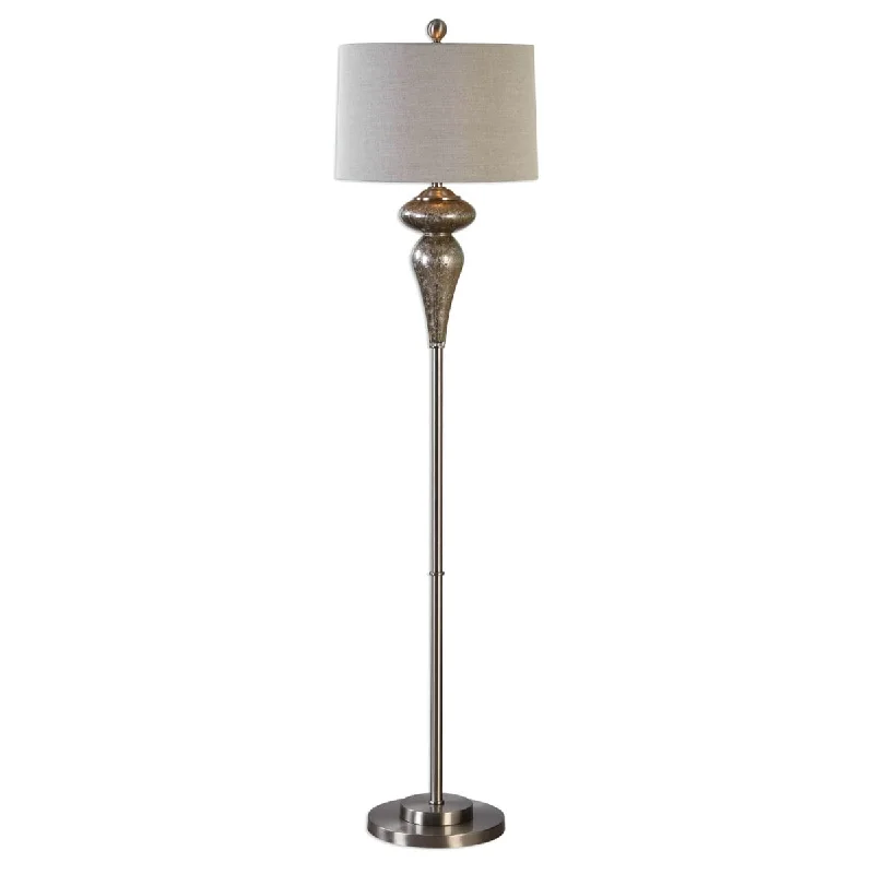 Fabric Floor Lamp with a Linen Shade for a Relaxed AestheticVercana Floor Lamp