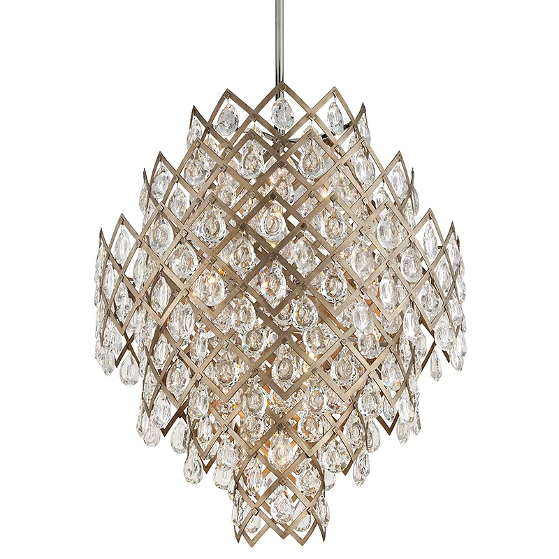 Victorian - Inspired Ceiling Lights with Ornate Crystal ChandeliersTIARA