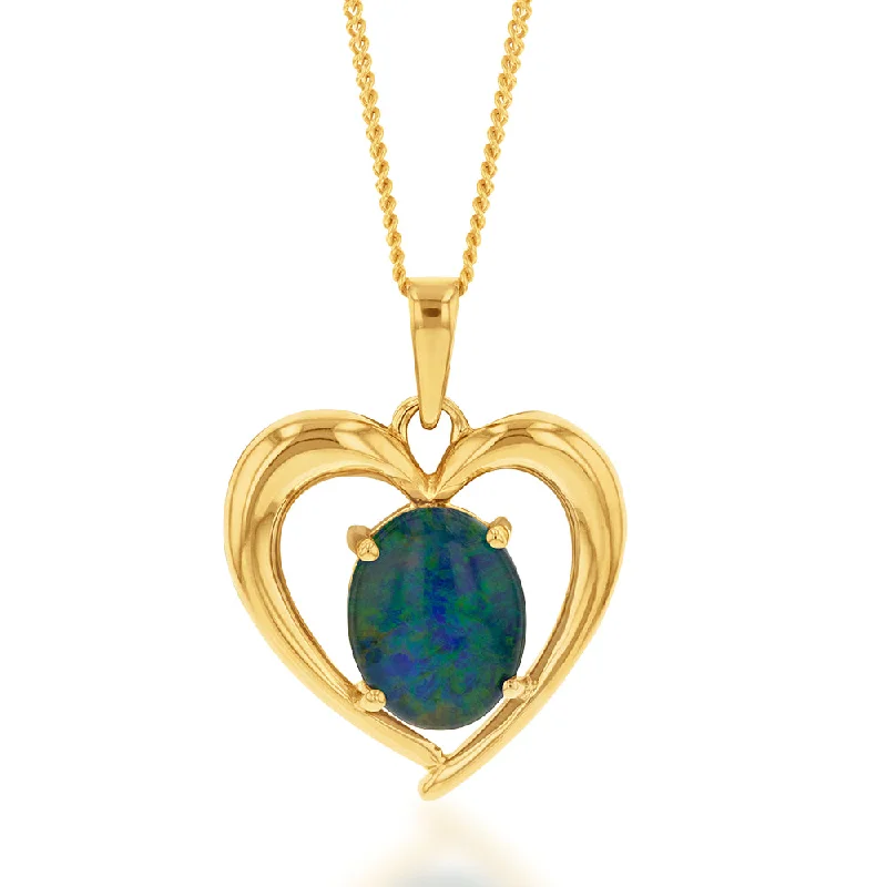 Art Deco Ceiling Lights with Geometric Patterns and Metallic Finishes9ct Yellow Gold 10x8mm Heart Pendant