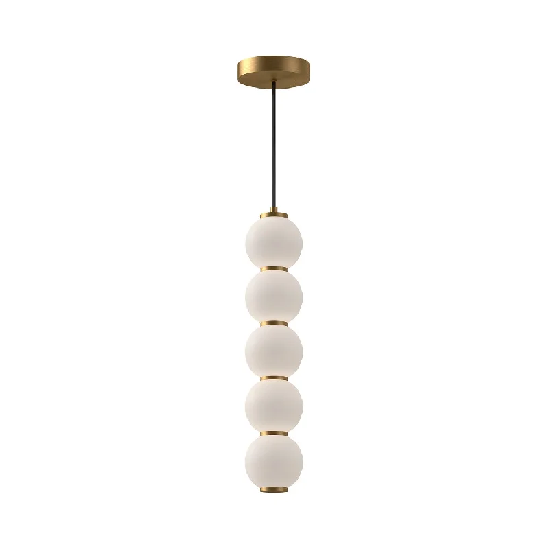 Art Deco Ceiling Lights with Geometric Patterns and Metallic FinishesBijou LED Pendant