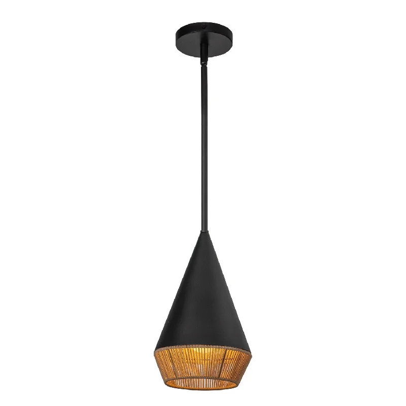 Mediterranean - Style Ceiling Lights with Terra - Cotta and Ceramic DetailsDaphne One Light Pendant