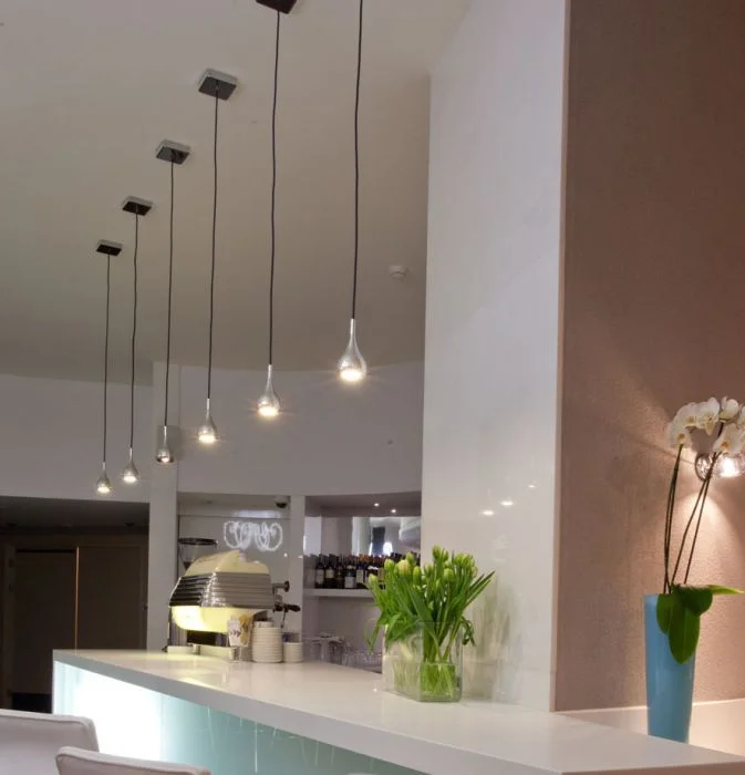 Retro Ceiling Lights Inspired by the 1950s and 1960s DesignBijou D75 A01 Small Pendant Fom Fabbian