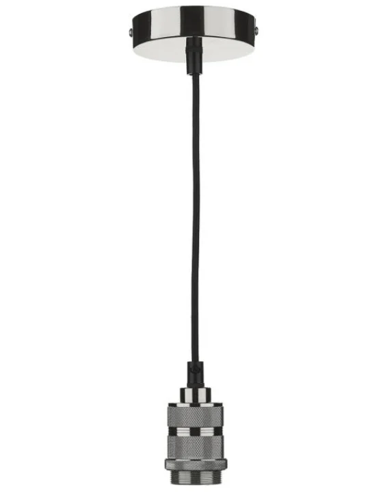 Contemporary Ceiling Lights with Unique, Abstract ShapesLEN Black/Gun Metal Single Pendant - ID 7185