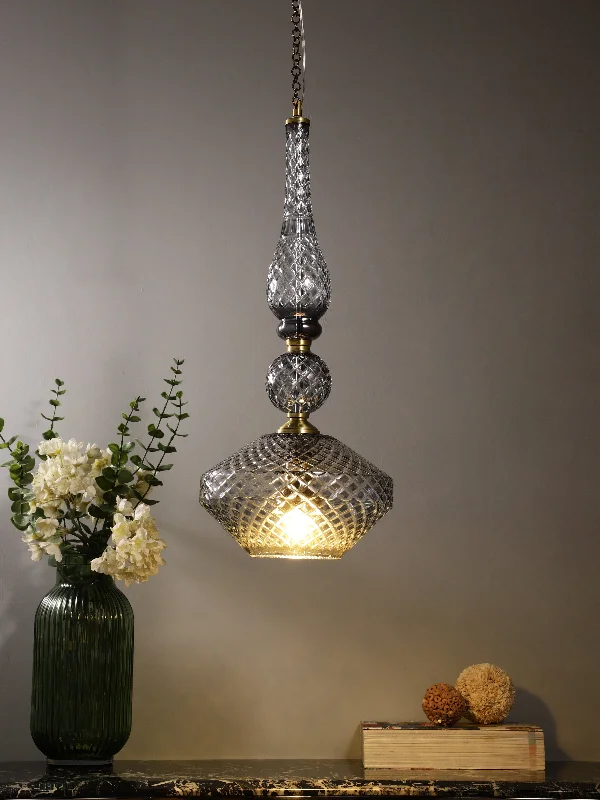 Crystal Ceiling Lights with High - Quality Swarovski CrystalsBrielle Smoky Pendant Light