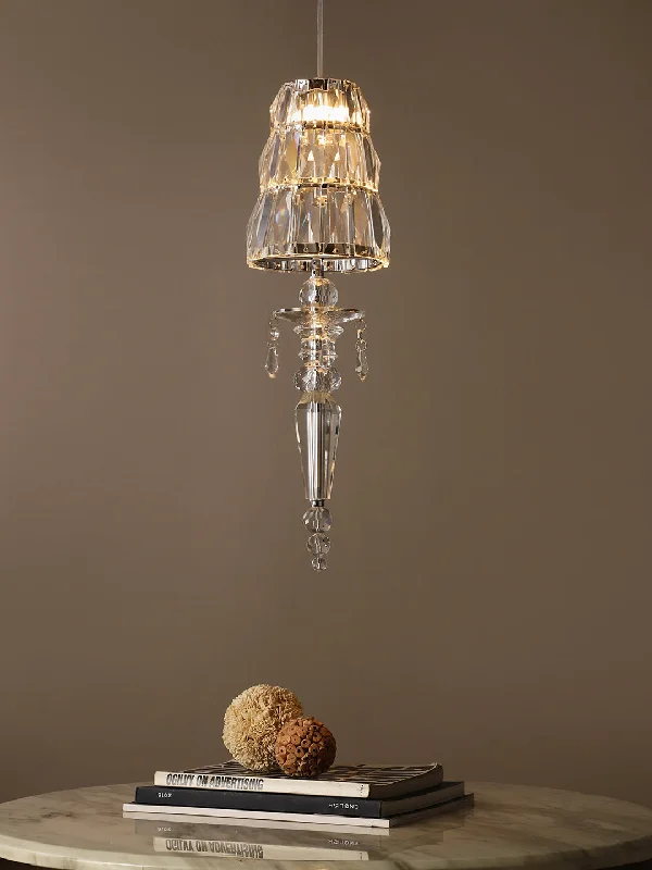 Japanese - Inspired Ceiling Lights with Shoji - Screen - like DiffusersCalissa Crystal LED Pendant Light