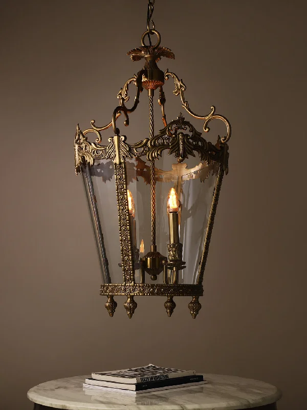 Steampunk Ceiling Lights with Gears, Cogs, and Brass AccentsCampbel Brass Finish Pendant Lamp