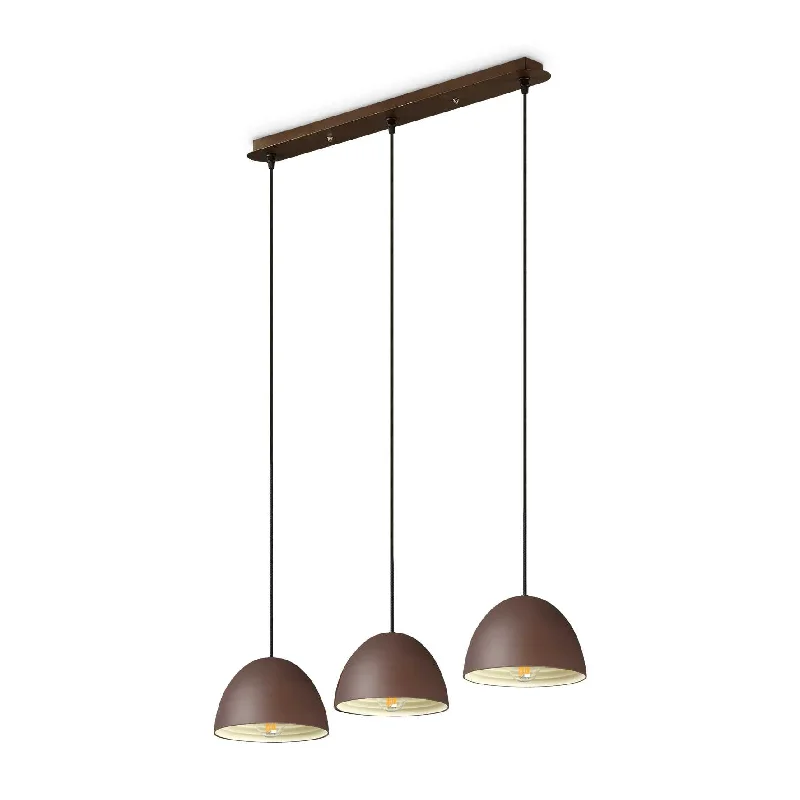 Rustic Ceiling Lights with Reclaimed Wood and Distressed FinishesContemporary Brown Metal Cluster Ceiling Pendant