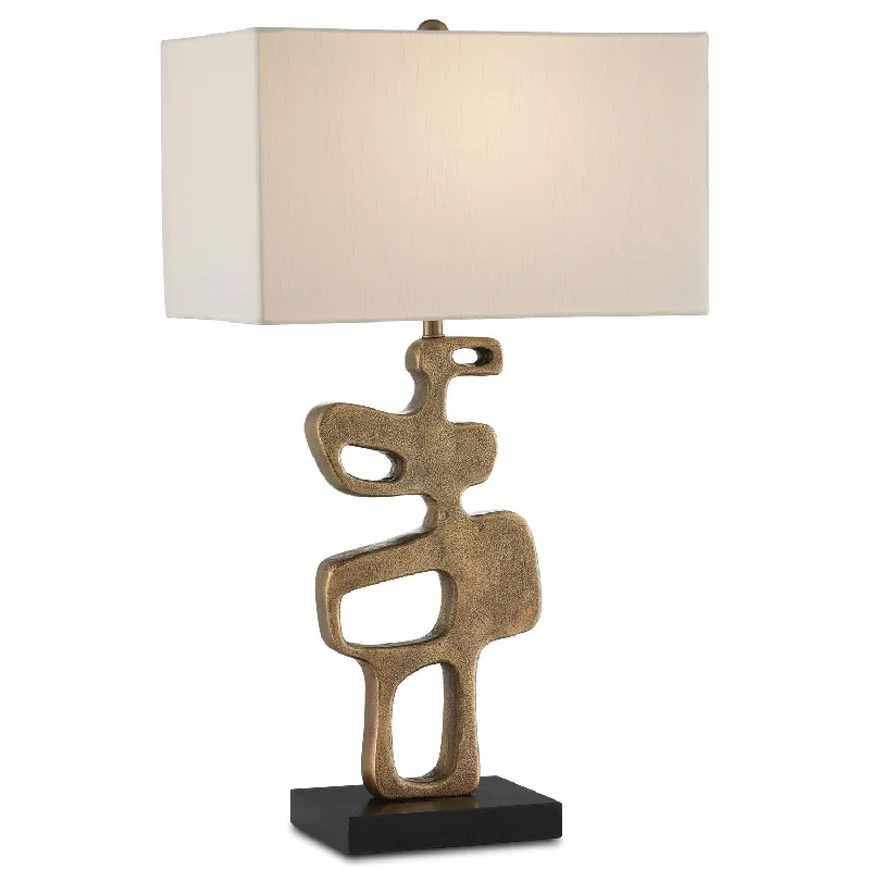 fabric table lamps with a linen shade for a relaxed and breathable lookOne Light Table Lamp