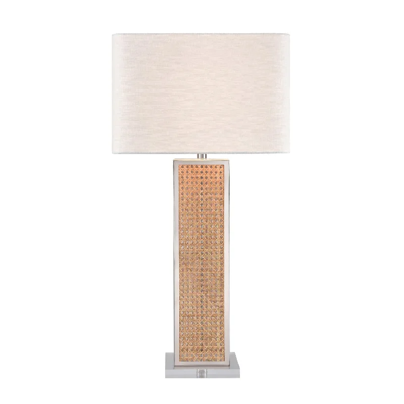 asian inspired table lamps with bamboo accents for a zen atmosphereWebb One Light Table Lamp