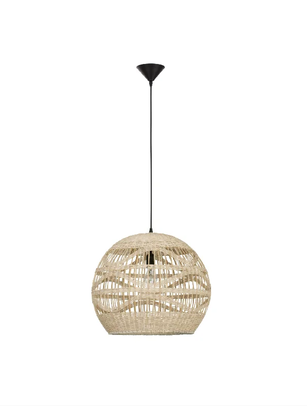 Contemporary Ceiling Lights with Unique, Abstract ShapesMAR Natural Rattan Pendant - ID 11986