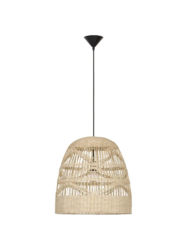 Art Deco Ceiling Lights with Geometric Patterns and Metallic FinishesMAR Natural Rattan Pendant - ID 11987