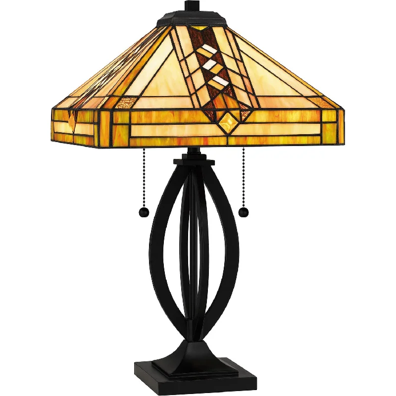 victorian style table lamps with ornate details for traditional homesYellowstone Two Light Table Lamp