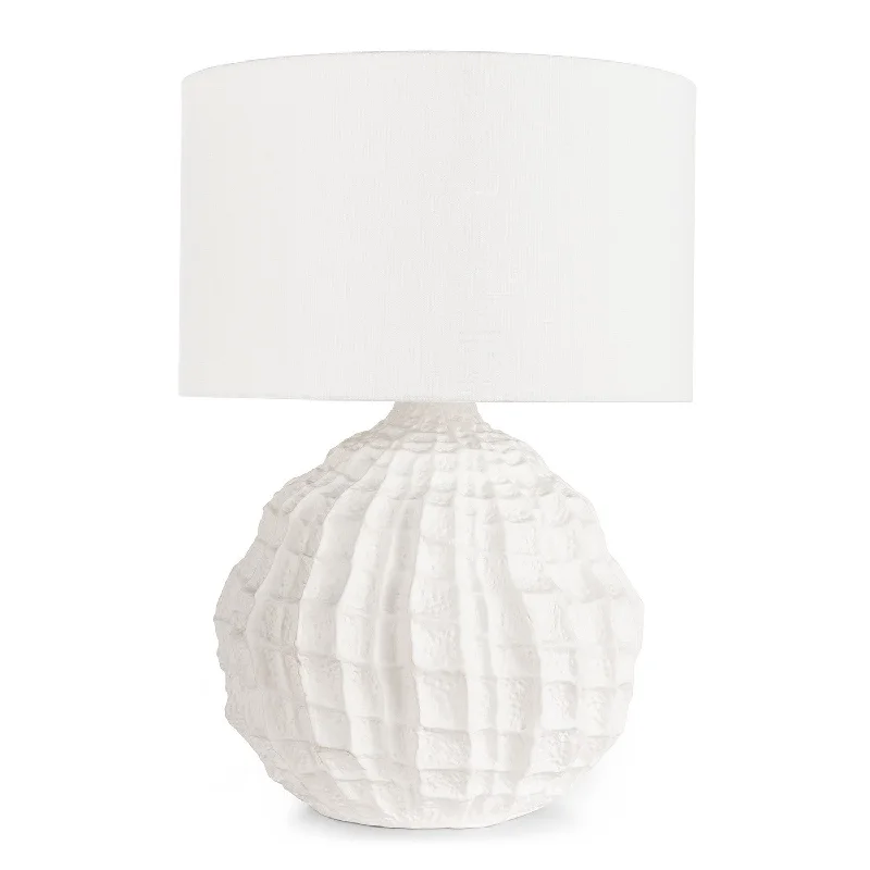 glass table lamps with a frosted surface for soft light diffusionCaspian One Light Table Lamp