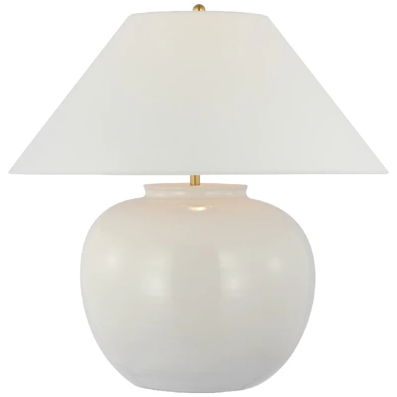 glass table lamps with a frosted surface for soft light diffusionCasey LED Table Lamp