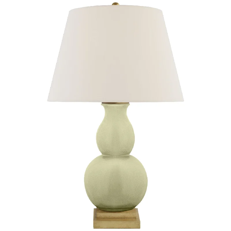 victorian style table lamps with ornate details for traditional homesGourd Form Table Lamp