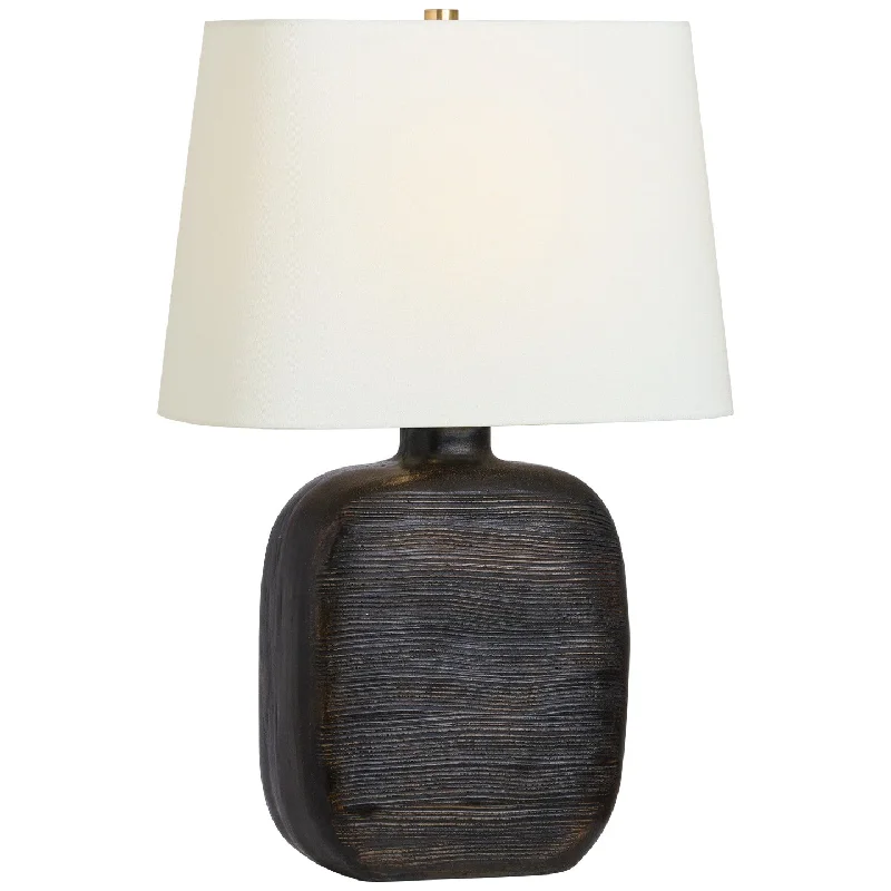 metal table lamps with a matte black finish for a sleek appearancePemba LED Table Lamp