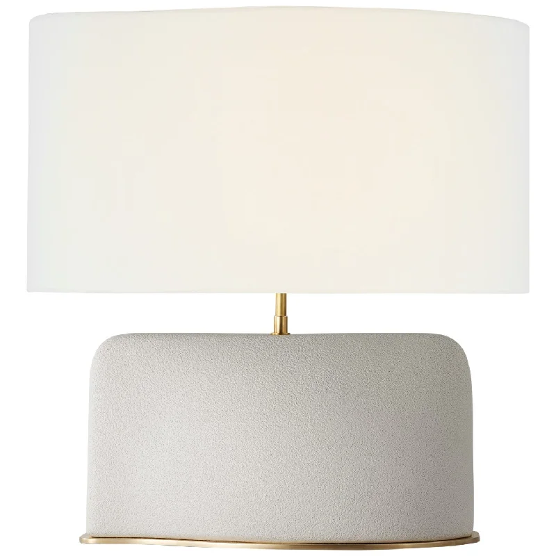 glass table lamps with a frosted surface for soft light diffusionAmantani LED Table Lamp